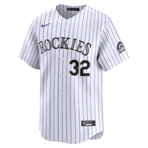 Dakota Hudson 32 Colorado Rockies Home Limited Player Men Jersey - White - Image 2