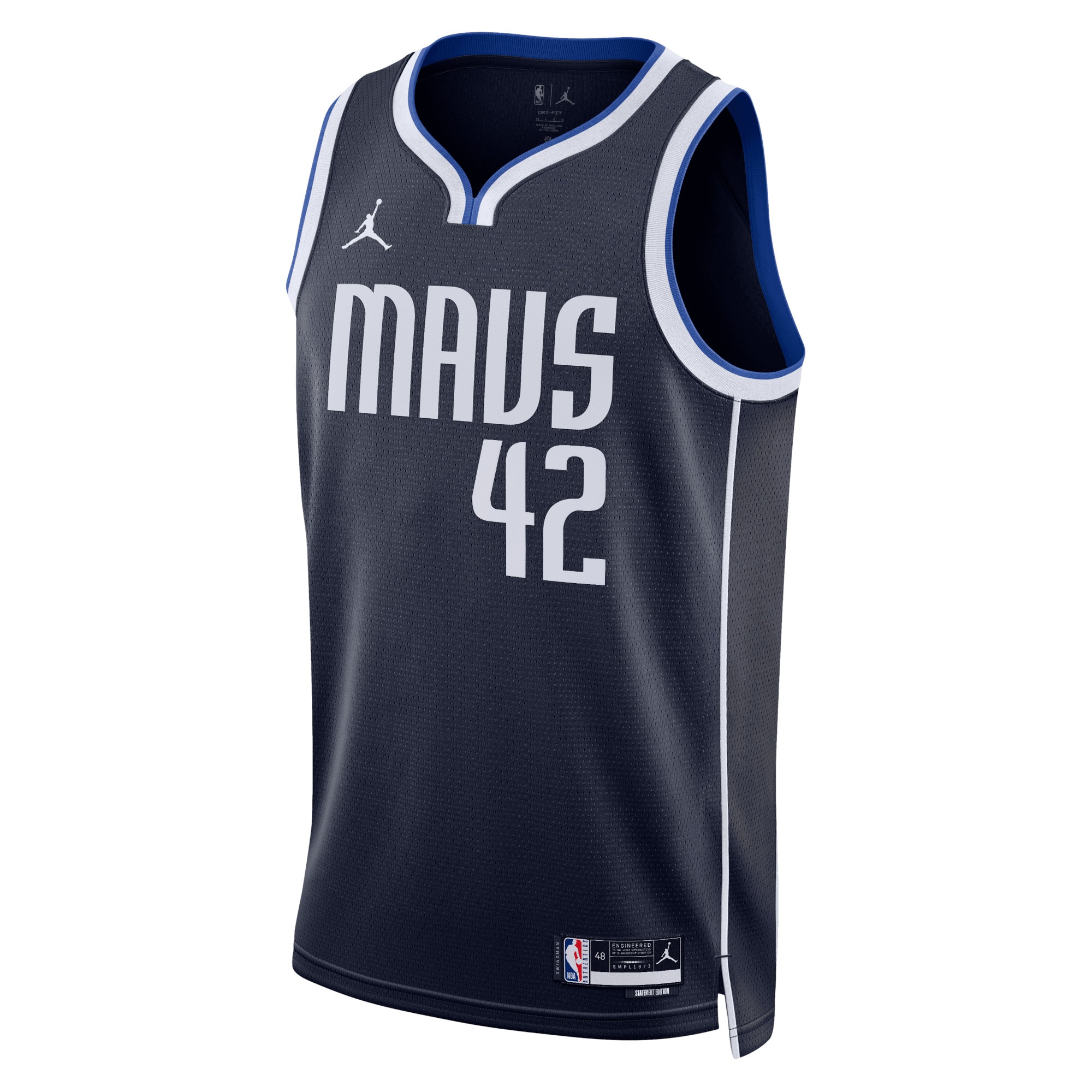 Dallas Mavericks Jordan Statement Edition Swingman Jersey - Navy - Maximillian Kleber - Unisex - JS990
