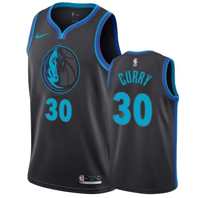 Dallas Mavericks Seth Curry 30 City Men's Jersey - JS450