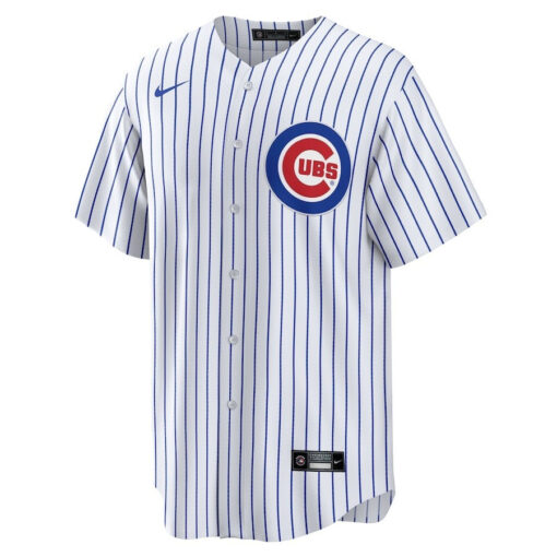 Dansby Swanson 7 Chicago Cubs Home Player Men Jersey - White/Royal - Image 2