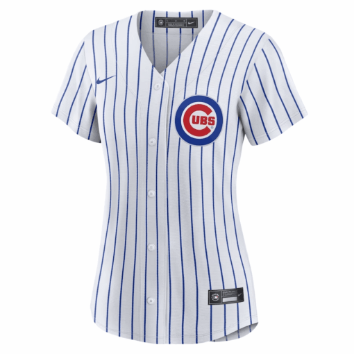 Dansby Swanson 7 Chicago Cubs Women Home Jersey - White - Image 3