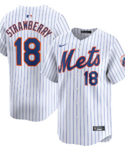 Darryl Strawberry 18 New York Mets Home Limited Player Men Jersey - White