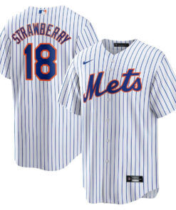 Darryl Strawberry 18 New York Mets Home Men Player Jersey - White