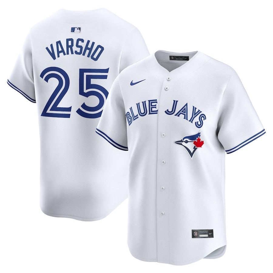 Daulton Varsho 25 Toronto Blue Jays Home Limited Player Men Jersey - White