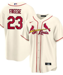 David Freese 23 St. Louis Cardinals Alternate Jersey - Men Cream