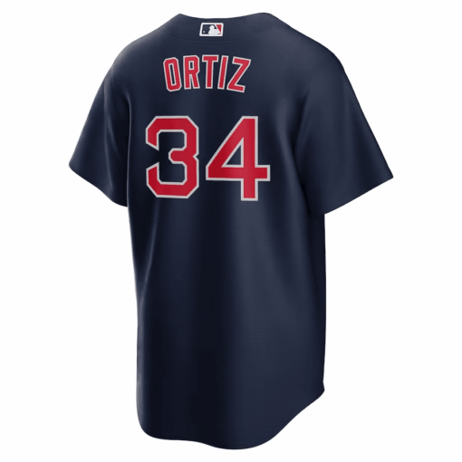 David Ortiz 34 Boston Red Sox Alternate Men Jersey - Navy - Image 2