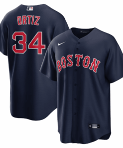 David Ortiz 34 Boston Red Sox Alternate Men Jersey - Navy