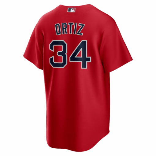 David Ortiz 34 Boston Red Sox Alternate Men Jersey - Red - Image 2