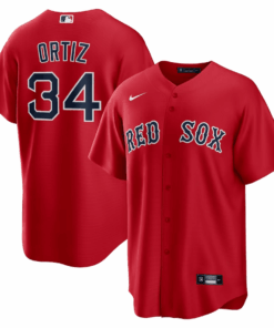 David Ortiz 34 Boston Red Sox Alternate Men Jersey - Red