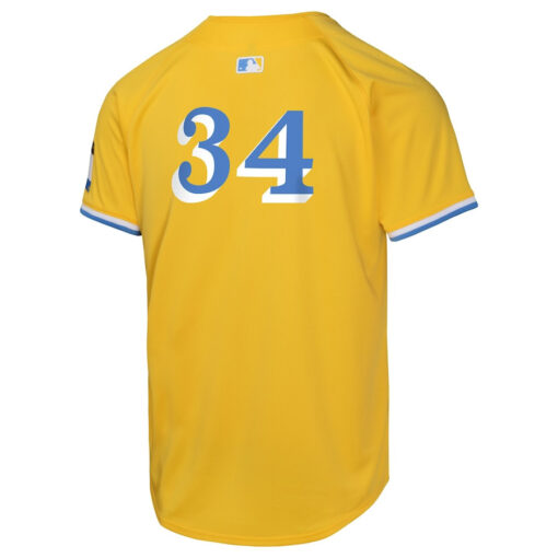 David Ortiz 34 Boston Red Sox City Connect Limited YOUTH Jersey - Gold - Image 3