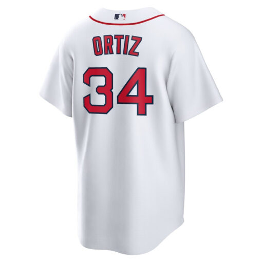 David Ortiz 34 Boston Red Sox Home Men Jersey - White - Image 3