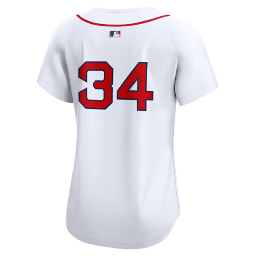 David Ortiz 34 Boston Red Sox Women Home Limited Player Jersey - White - Image 3