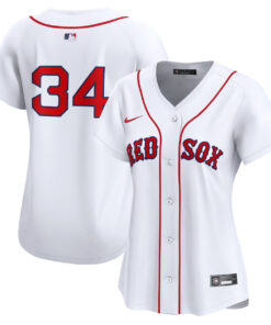 David Ortiz 34 Boston Red Sox Women Home Limited Player Jersey - White