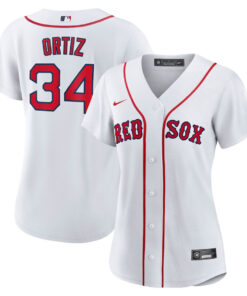 David Ortiz 34 Boston Red Sox Women's Player Jersey - White