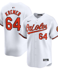 Dean Kremer 64 Baltimore Orioles Home Limited Men Jersey - White
