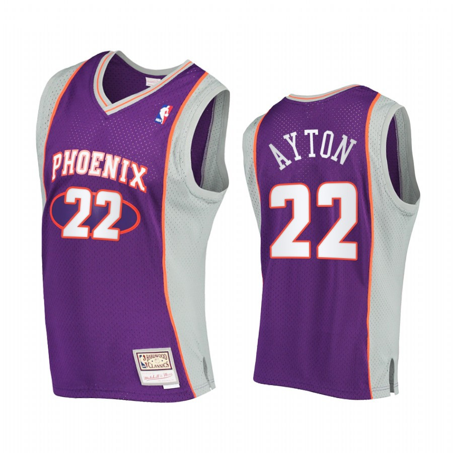 Deandre Ayton 22 Phoenix Suns Hardwood Classics Jersey Purple - JS541