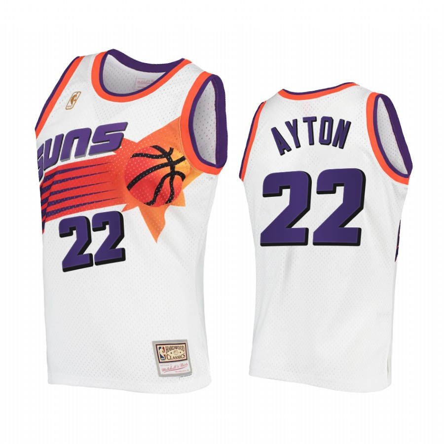 Deandre Ayton 22 Phoenix Suns Hardwood Classics Jersey White - JS869