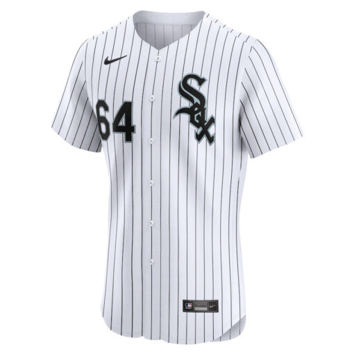 Deivi Garcia 64 Chicago White Sox Home Elite Player Men Jersey - White - Image 2