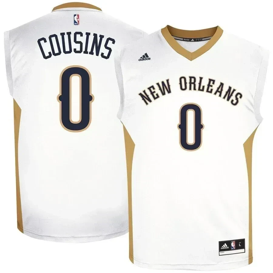 Demarcus Cousins New Orleans Pelicans Home Jersey - White - JS784