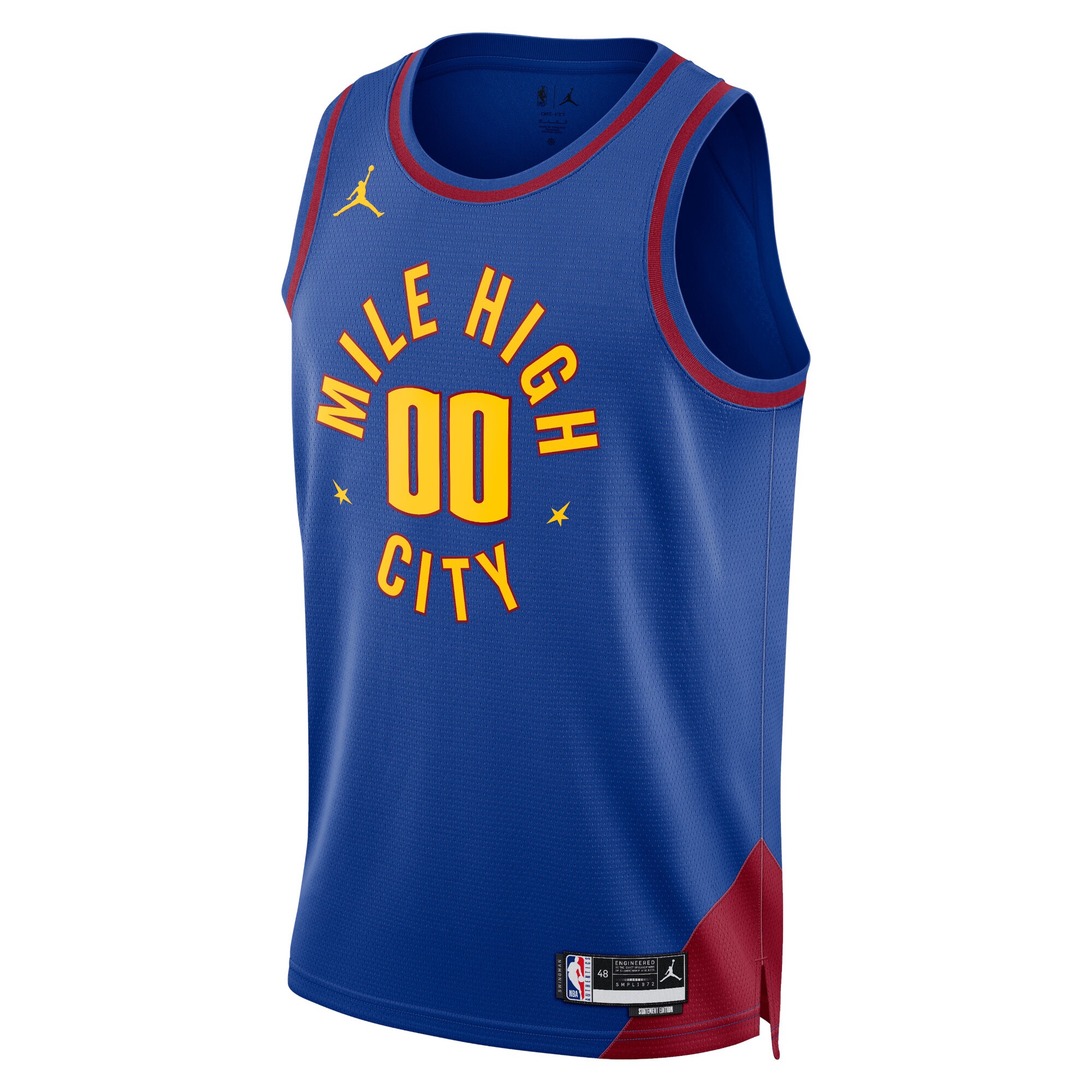 Denver Nuggets Jordan Statement Swingman Jersey - Custom - Unisex - JS269