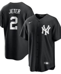 Derek Jeter 2 San Diego Padres Men Jersey - Black