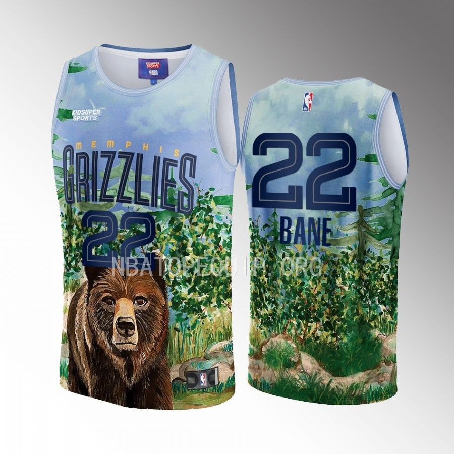 Desmond Bane 22 Memphis Grizzlies NBA & KidSuper Studios Unisex Hometown Jersey - JS661