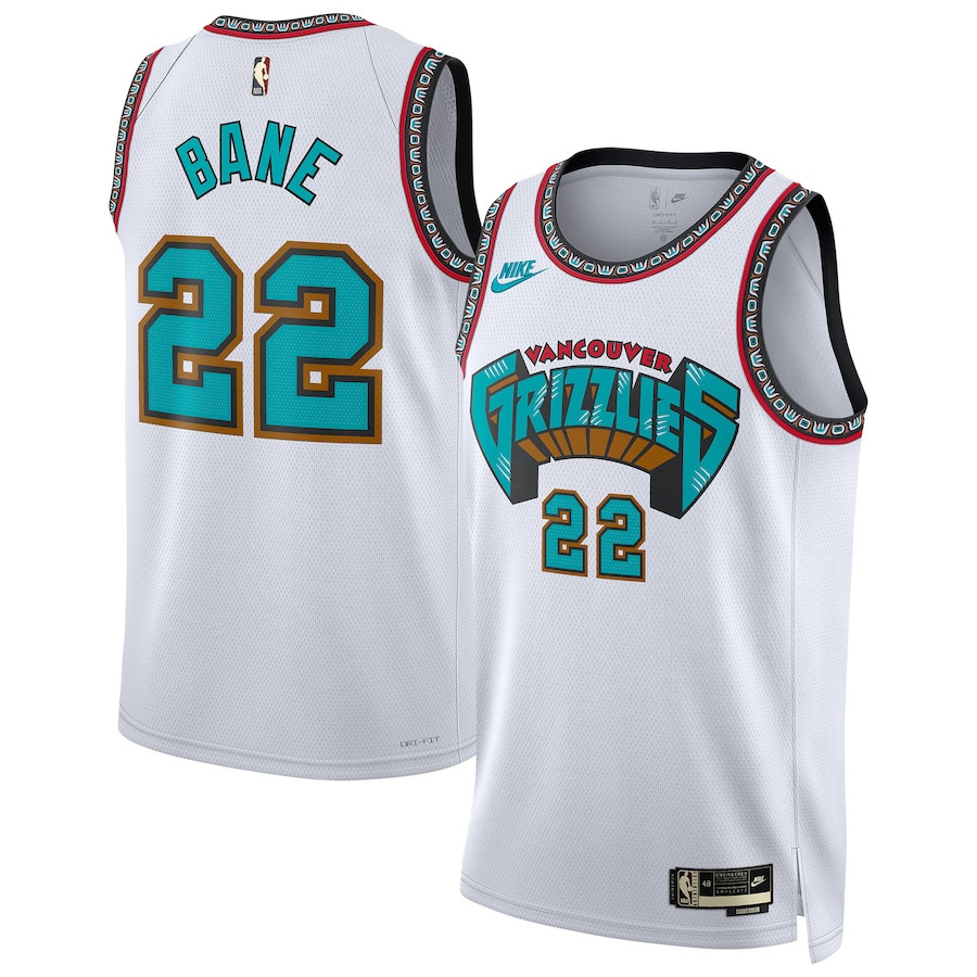Desmond Bane 22 Memphis Grizzlies Unisex 2024/25 Swingman Jersey - White - Classic Edition - JS208