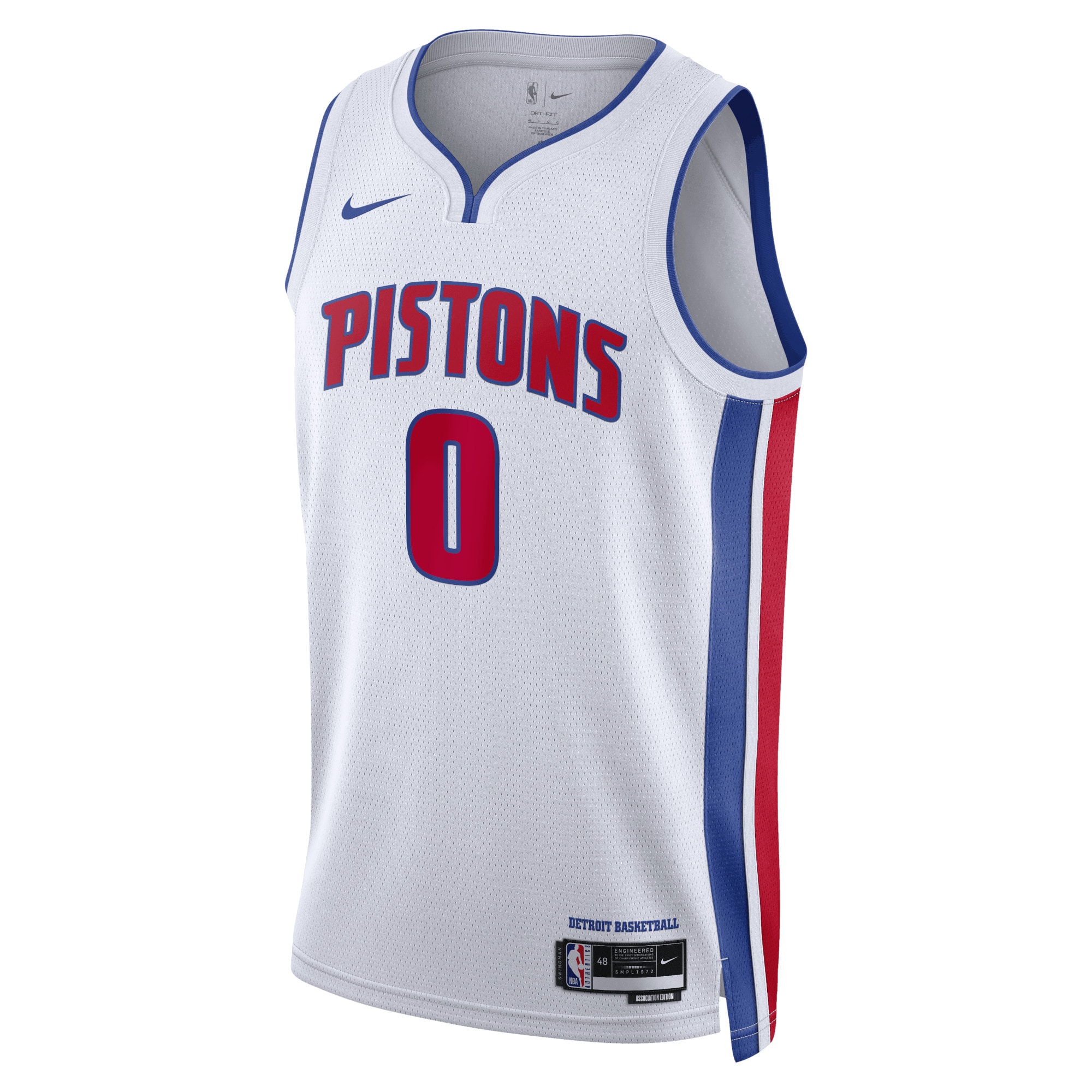 Detroit Pistons Association Edition Swingman Jersey - White - Jalen Duren - Unisex - JS113