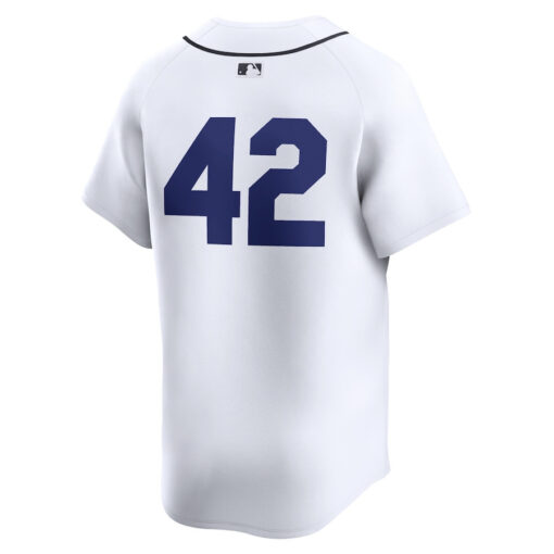 Detroit Tigers 2024 Jackie Robinson Day Home Men Limited Jersey - White - Image 3