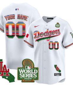 Dodgers Mexico 2024 World Series Vapor Premier Limited Jersey V2