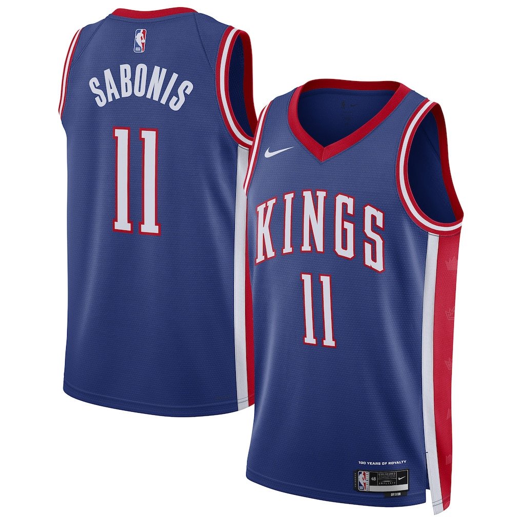 Domantas Sabonis 11 Sacramento Kings Unisex 2024/25 Swingman Player Jersey - City Edition - Blue - JS311