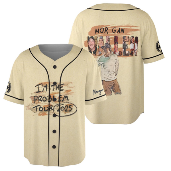 Morgan Western Jersey, Morgan I am The Problem Tour 2025 Jersey, Cowboy Western Music Concert Jersey, Morgan Wallen I’m The Problem Tour 2025 Jersey - Image 3