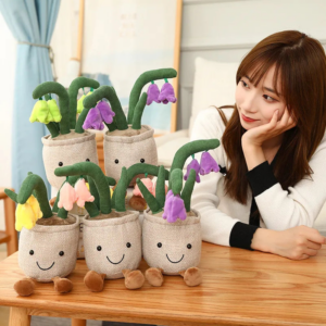 Plant Pot Plush - Succulent Cartoon Toy Gift for Girls