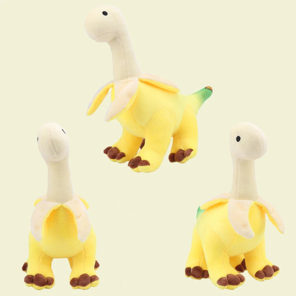 Dinosaur Plush - Soft Banana-Themed Toy Gift for Kids - Image 2