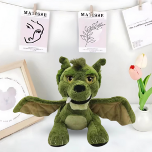 Dragon Plush - Green Soft Stuffed Toy Gift for Kids