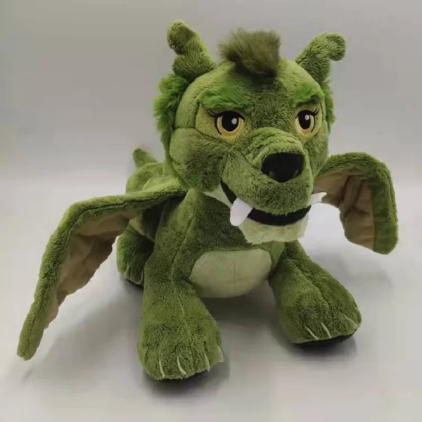Dragon Plush - Green Soft Stuffed Toy Gift for Kids - Image 3