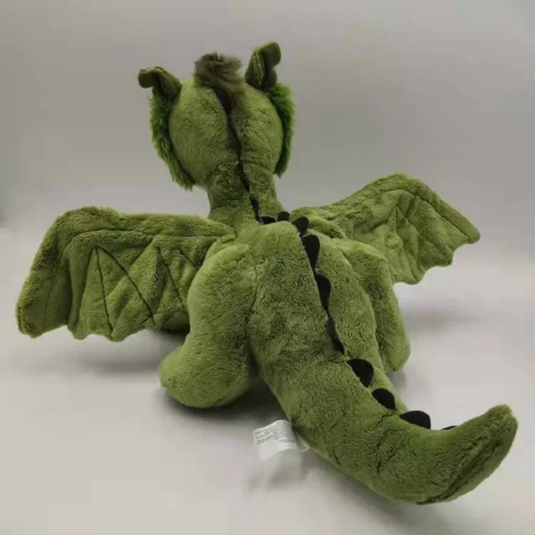 Dragon Plush - Green Soft Stuffed Toy Gift for Kids - Image 2