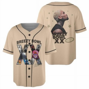 Chris Brown Tour Jersey, 2025 Chris Brown Tour Breezy Bowl XX Jersey, Chris Brown Graphic Jersey, Chris Brown Fan Gift, Chris Brown Merch