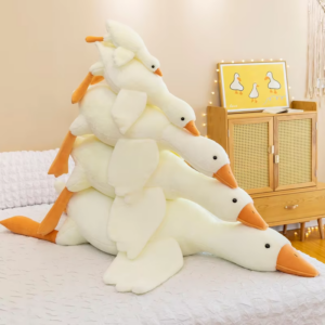 Funny Goose Plush - Soft Duck Pillow Toy for Kids