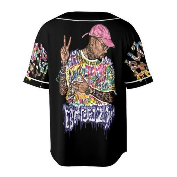 Chris Brown Breezy Bowl XX Tour Jersey, Chris Brown Fan Jersey, CB Tour 2025 Chris Brown Crop Top Graphic Chris Brown Jersey - Image 4