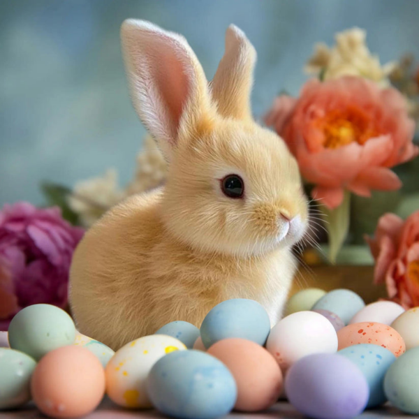 Handmade Easter Bunny Plush - Rabbit Toy Gift for Kids - Image 4
