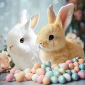 Handmade Easter Bunny Plush - Rabbit Toy Gift for Kids