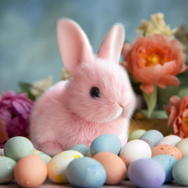 Handmade Easter Bunny Plush - Rabbit Toy Gift for Kids - Image 3