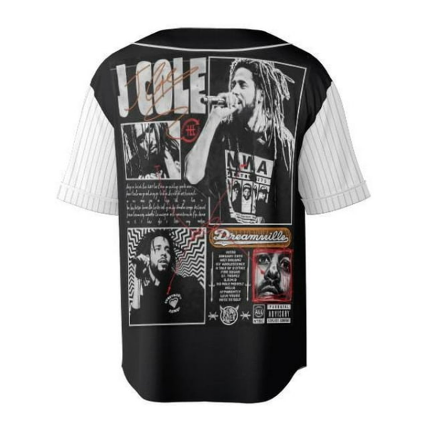 J Cole The Faded Washed Premium Heavy Jersey, J Cole Hip Hop Jersey,Vintage Cole World Graphic Jersey - Image 5