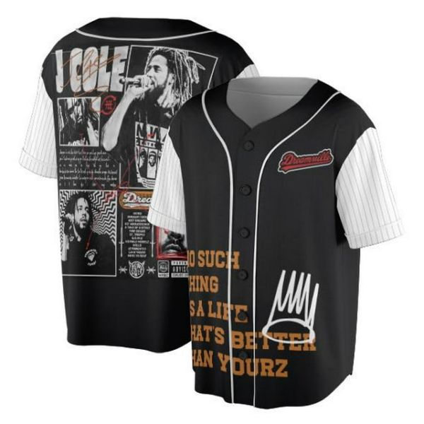 J Cole The Faded Washed Premium Heavy Jersey, J Cole Hip Hop Jersey,Vintage Cole World Graphic Jersey - Image 4