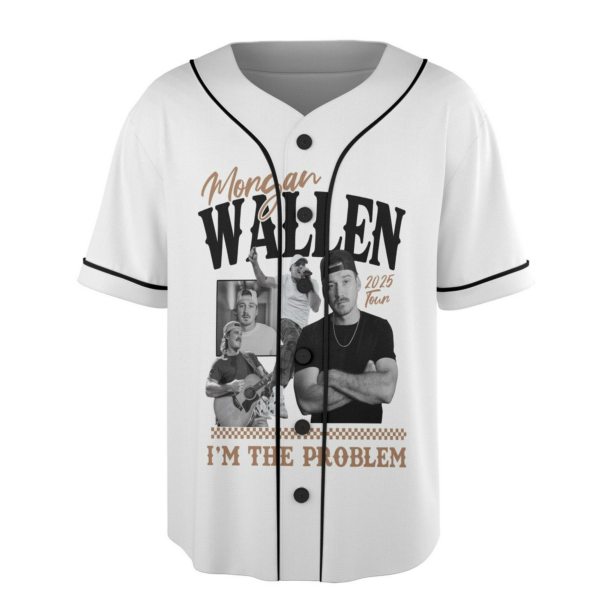 Morgan I'm The Problem Tour 2025 Jersey, Wallen Concert 2025, Mor-gan Wallen Fan Jersey, Mor-gan Wallen Merch, Country Music - Image 2