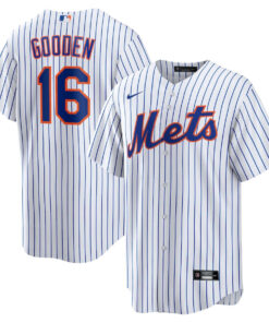 Dwight Gooden 16 New York Mets Home Men Player Jersey - White