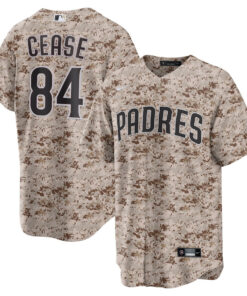 Dylan Cease 84 San Diego Padres Alternate Men Jersey - Camo