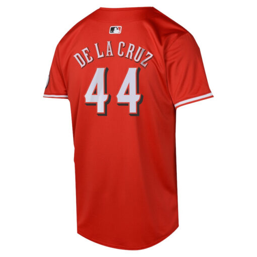 Elly De La Cruz 44 Cincinnati Reds Alternate Limited YOUTH Jersey - Red - Image 3