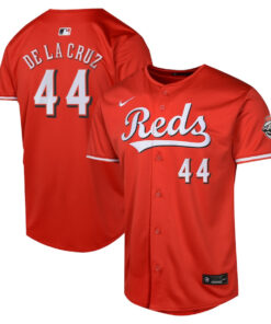 Elly De La Cruz 44 Cincinnati Reds Alternate Limited YOUTH Jersey - Red
